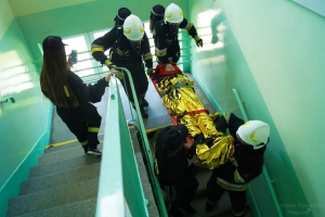 aktualność: Próba ewakuacji szkoły