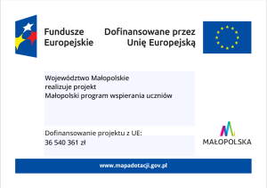 aktualność: Małopolski Program Wspierania Uczniów.